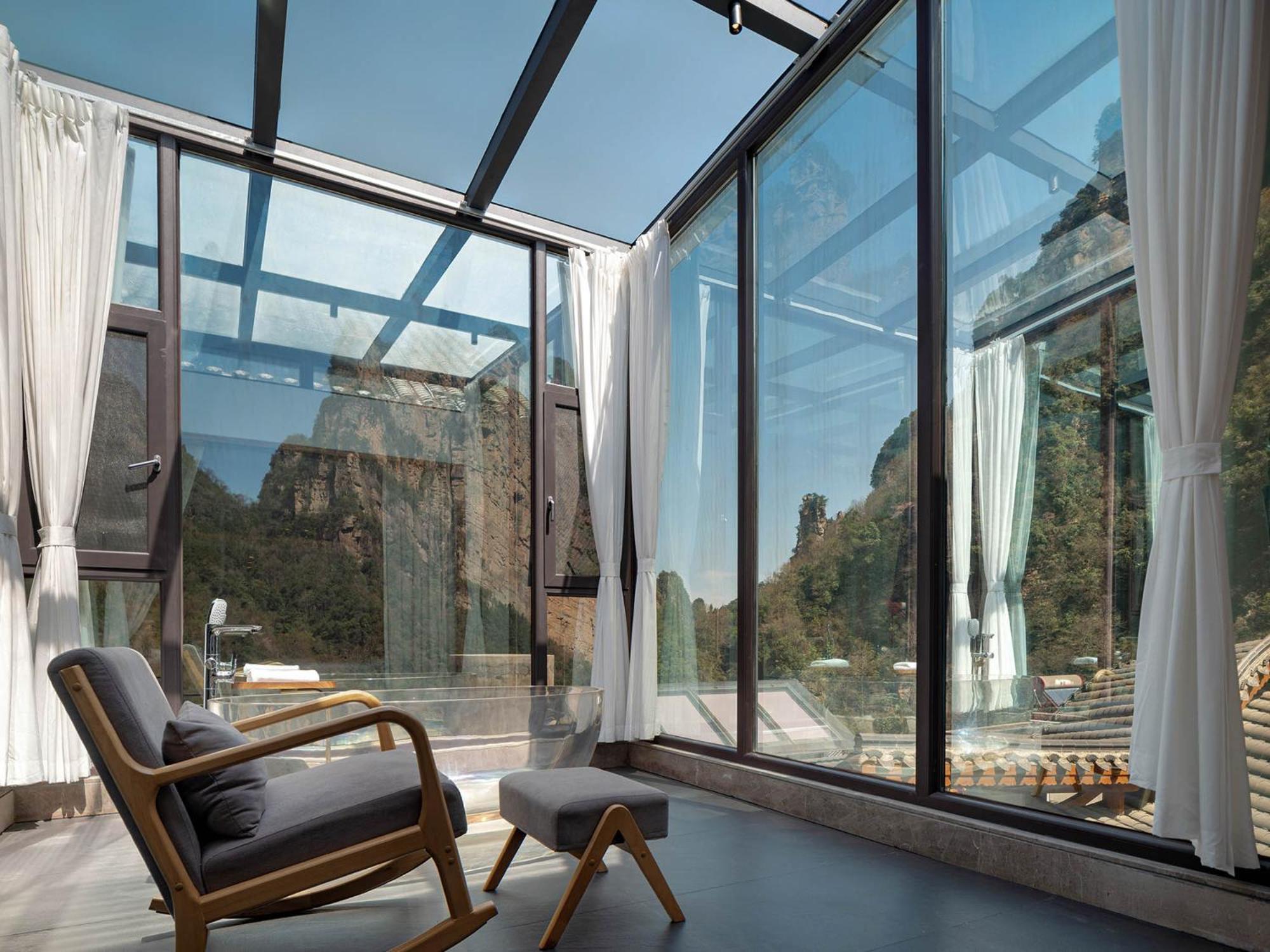 雾里观阵山 Foggy Valley Zhangjiajie Eksteriør billede