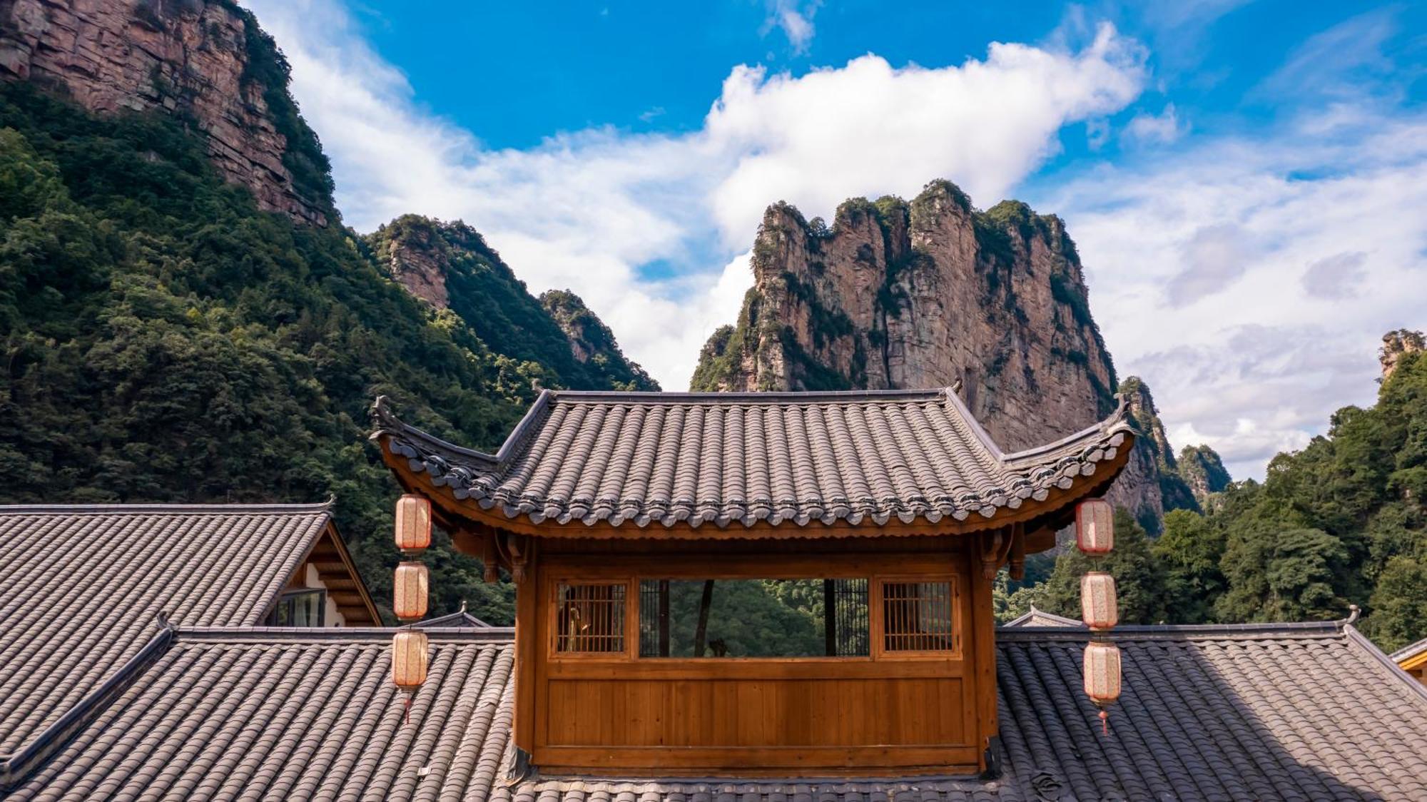 雾里观阵山 Foggy Valley Zhangjiajie Eksteriør billede