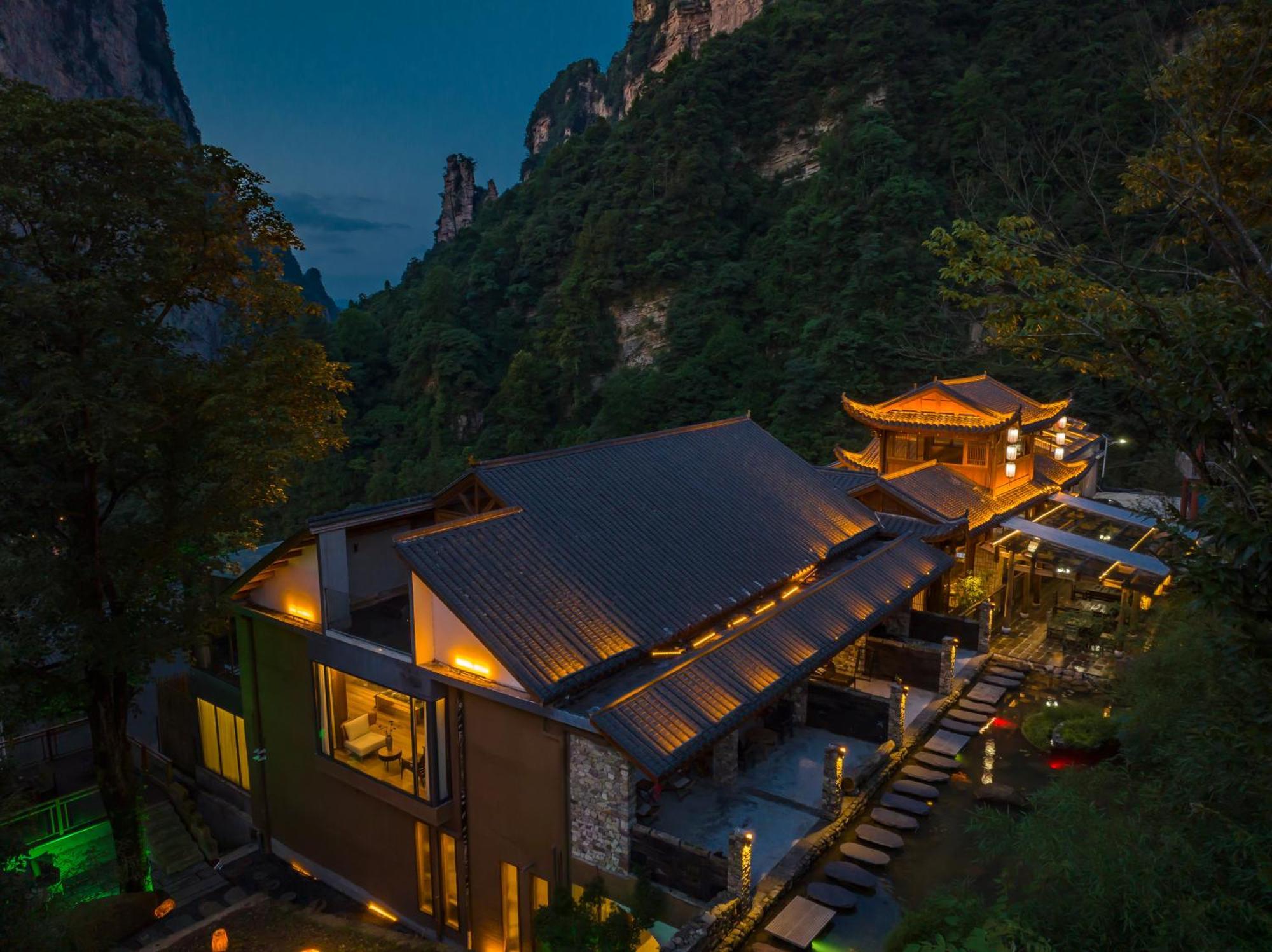 雾里观阵山 Foggy Valley Zhangjiajie Eksteriør billede