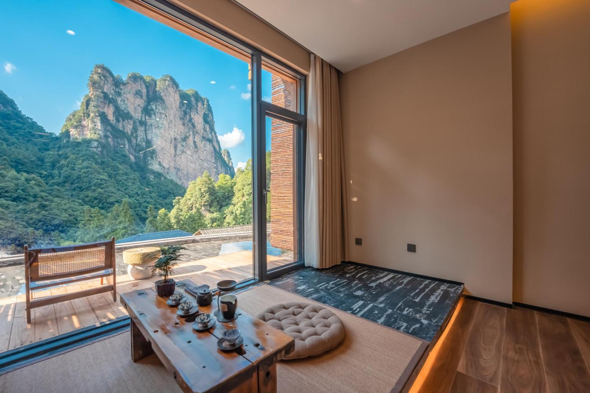 雾里观阵山 Foggy Valley Zhangjiajie Eksteriør billede